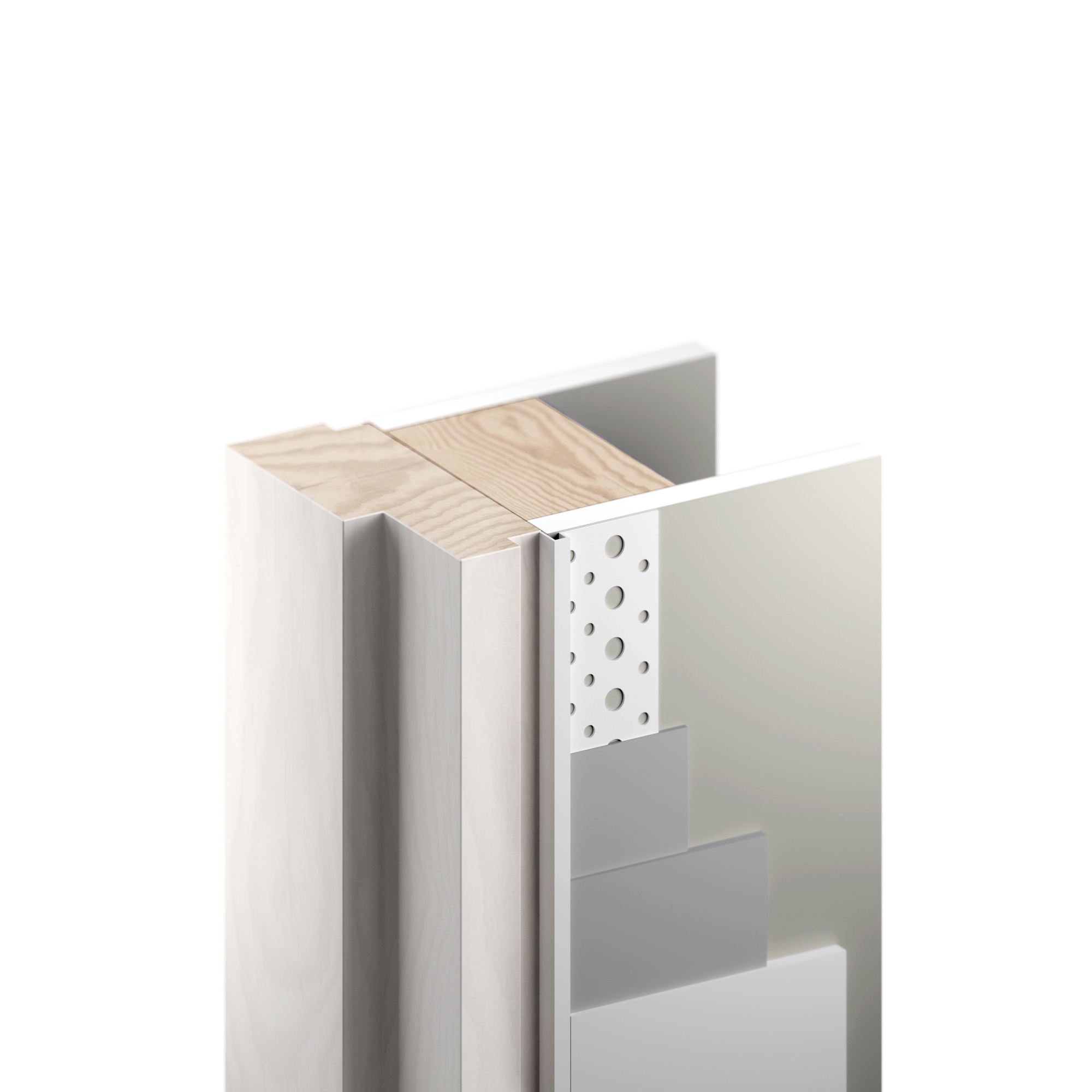 Primed finger-jointed pine door jamb