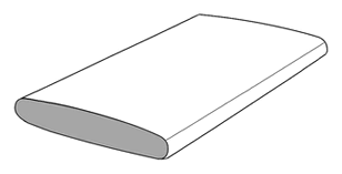 Louver profile drawing