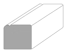 Hanging Strip profile drawing