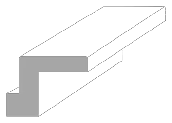 Flat Z-Frame profile drawing
