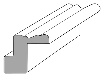 Museum Z-Frame profile drawing