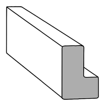 Plain L Frame profile drawing