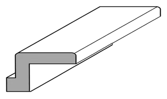 Flat Frame, Large Craftsman profile drawing