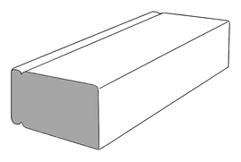 Standard Stile profile drawing