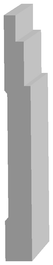 MSI5ALDF Baseboard profile drawing