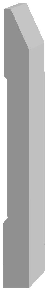 SCP7 Baseboard profile drawing