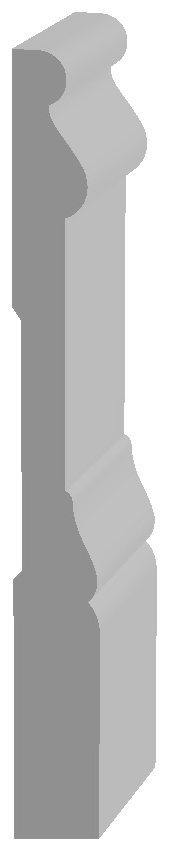 VICBASE Baseboard profile drawing