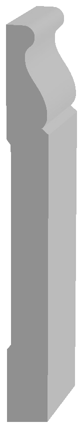 WM688 Baseboard profile drawing