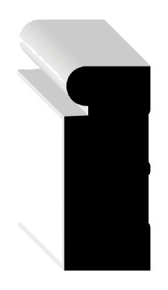 75P Brick Mould profile drawing