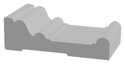 Baby Howe Casing profile drawing