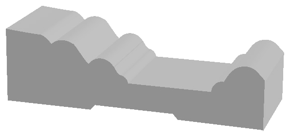 Delta Howe Casing profile drawing
