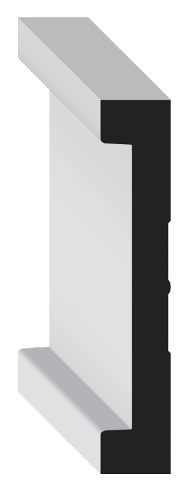 1692572 Chair Rail profile drawing