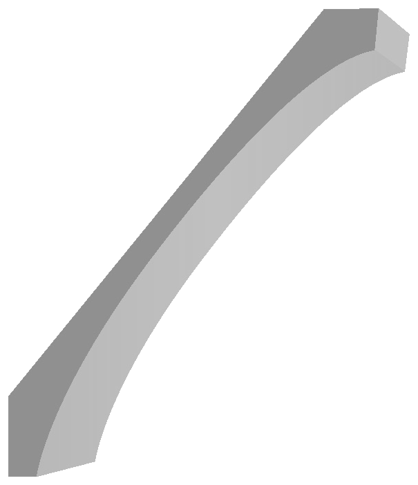 MSI5COVELDF Crown Moulding profile drawing