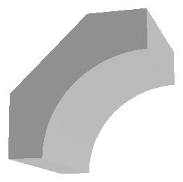 WM86 Crown Moulding profile drawing