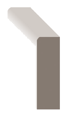 MRFJ876 / M0876W Door Stop profile drawing
