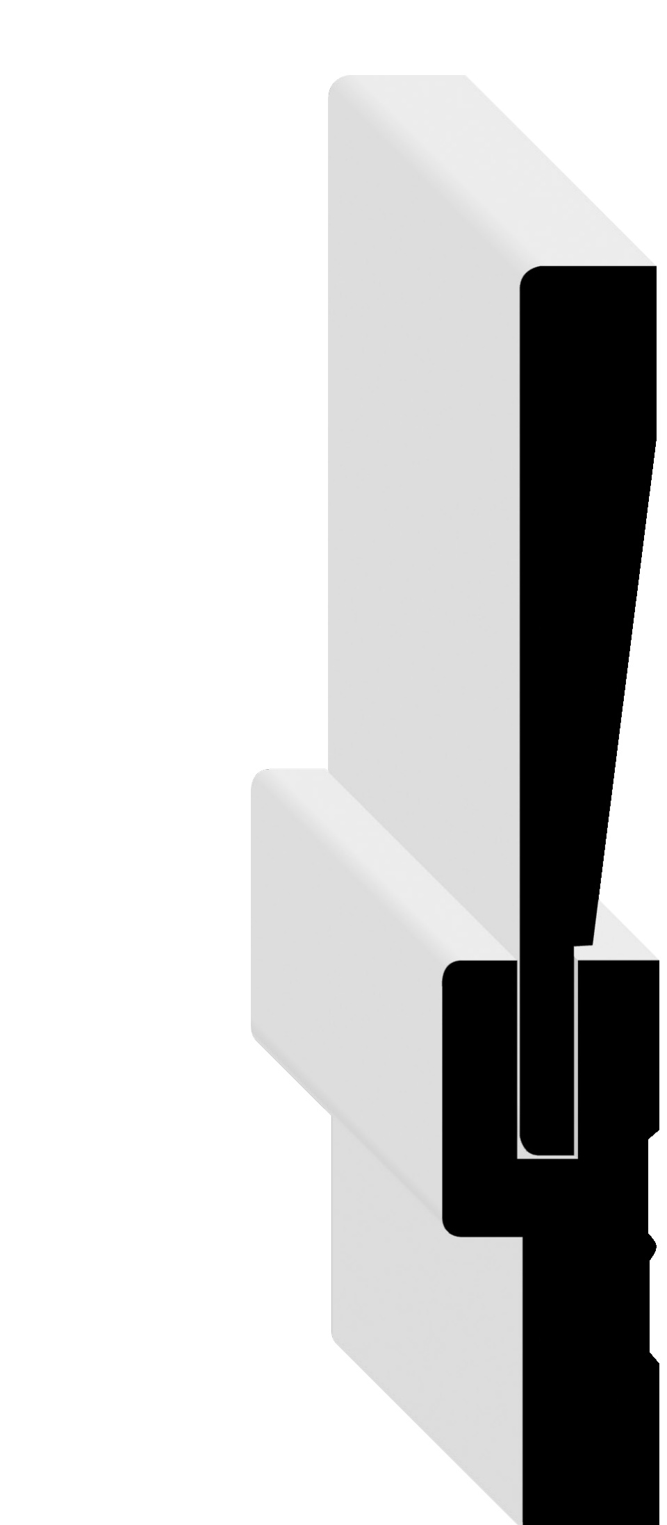 Split Door Jamb profile drawing