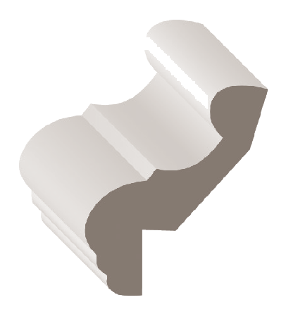 MSPDM Panel Moulding profile drawing
