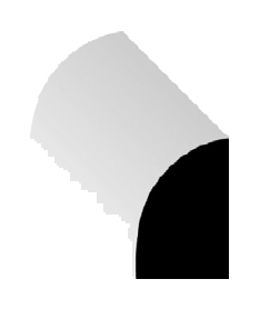 129P / 129 Quarter Round profile drawing
