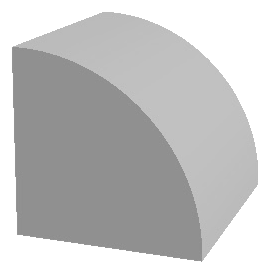 WM103 Quarter Round profile drawing
