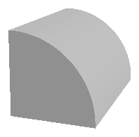 WM106 Quarter Round profile drawing